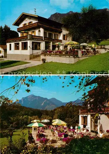 AK / Ansichtskarte Marquartstein Burg Cafe Marquartstein