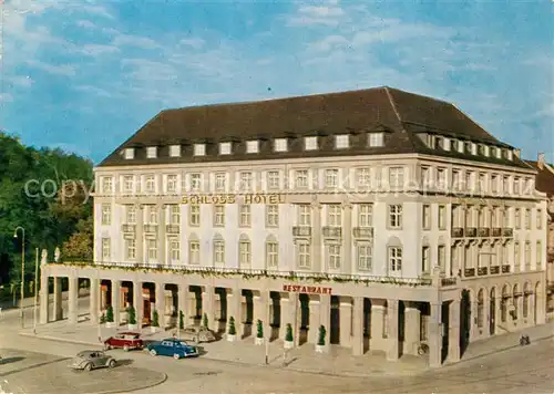 AK / Ansichtskarte Karlsruhe_Baden Schloss Hotel Karlsruhe_Baden