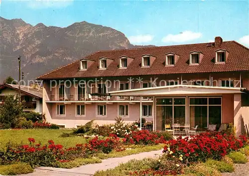 AK / Ansichtskarte Garmisch Partenkirchen Erholungsheim Sankt Josef Garmisch Partenkirchen
