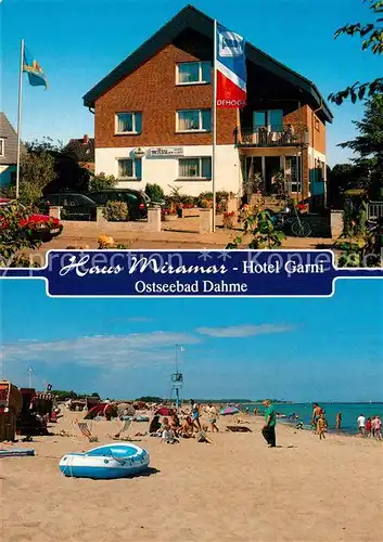 AK / Ansichtskarte Dahme_Ostseebad Haus Miramar Hotel Garni Dahme_Ostseebad
