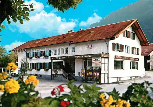 AK / Ansichtskarte Immenstadt_Allgaeu Hotel Alpengasthof Immenstadt_Allgaeu
