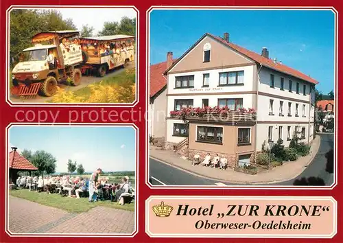 AK / Ansichtskarte Oedelsheim Hotel Zur Krone Oedelsheim