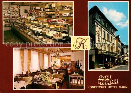 AK / Ansichtskarte Bingen_Rhein Cafe Koeppel Hotel Bingen Rhein
