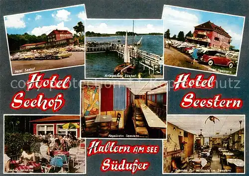 AK / Ansichtskarte Haltern_See Hotel Seehof Hotel Seestern Haltern See