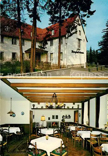 AK / Ansichtskarte Amshausen Hotel Restaurant Berghof Oertel Amshausen