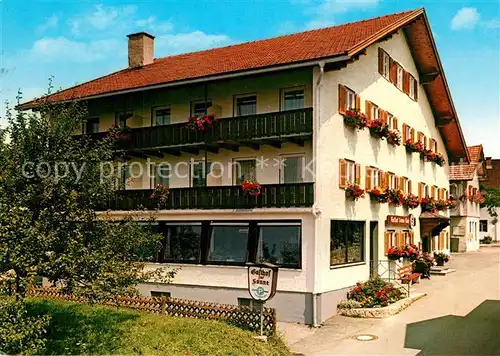 AK / Ansichtskarte Petersthal_Allgaeu Gasthof Pension Sonne Petersthal_Allgaeu
