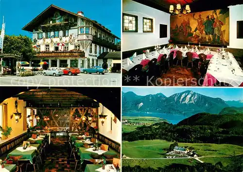AK / Ansichtskarte Kochel_See Alpenhotel Schmied vom Kochel Kochel_See