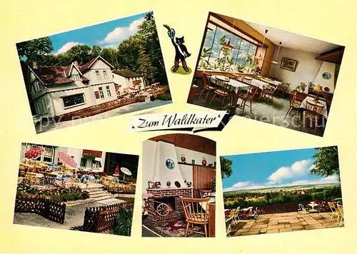 AK / Ansichtskarte Rinteln Gasthaus Zum Waldkater Rinteln