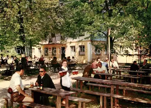 AK / Ansichtskarte Germering_Oberbayern Waldgaststaette Schusterhaeusl Germering Oberbayern