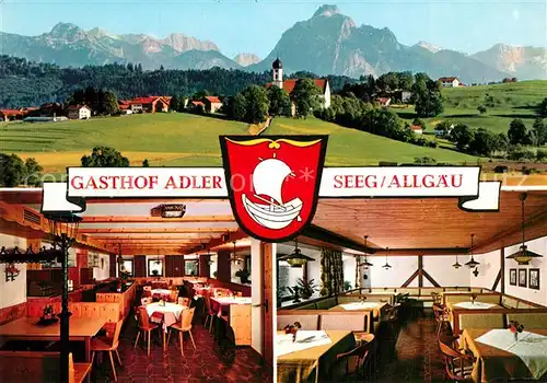 AK / Ansichtskarte Seeg Gasthof Adler Seeg
