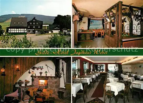 AK / Ansichtskarte Reblin Gilde Hotel Jagdhaus Weber Reblin