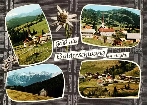 AK / Ansichtskarte Balderschwang Panoramen Balderschwang