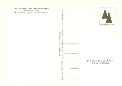 AK / Ansichtskarte Schuttertal Panorama Schuttertal