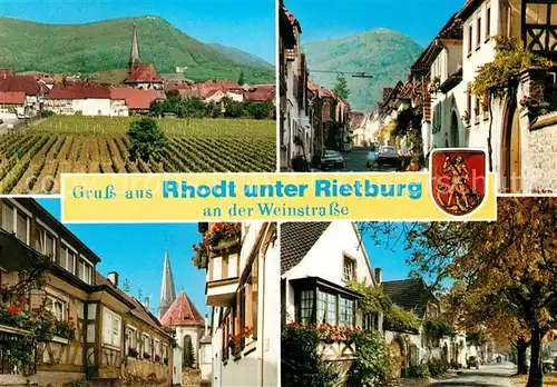 AK / Ansichtskarte Rhodt_Rietburg Stadtansichten Rhodt Rietburg