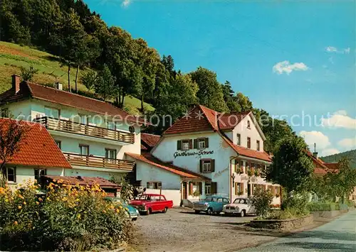 AK / Ansichtskarte Oberwinden_Elztal Gasthof Metzgerei zur Sonne Oberwinden Elztal