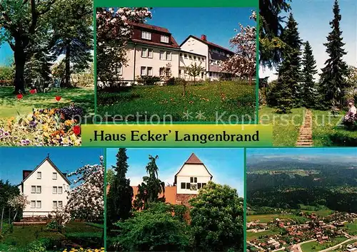 AK / Ansichtskarte Langenbrand_Schoemberg Bibelheim Haus Ecker Langenbrand Schoemberg