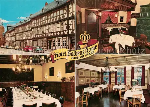 AK / Ansichtskarte Goslar Hotel Goldene Krone Goslar