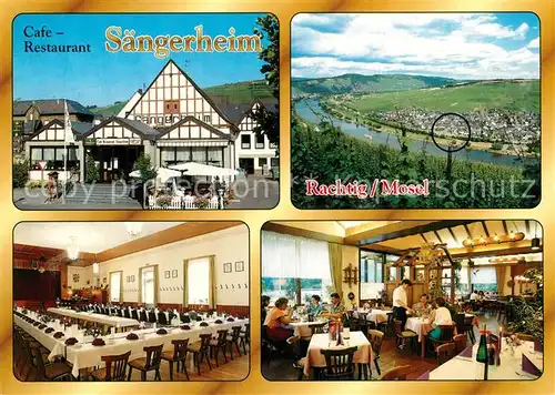 AK / Ansichtskarte Rachtig Cafe Restaurant Saengerheim Rachtig