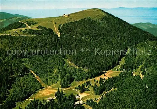 AK / Ansichtskarte Wieden_Schwarzwald Fliegeraufnahme Berghotel Belchenhaus Berghotel Wiedener Eck Wieden Schwarzwald