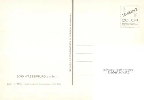 AK / Ansichtskarte Wasserburg_Inn Fliegeraufnahme Wasserburg Inn