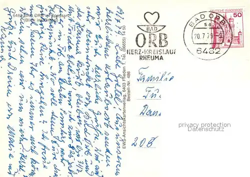 AK / Ansichtskarte Bad_Orb Fliegeraufnahme Bad_Orb