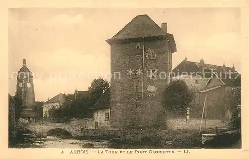 AK / Ansichtskarte Arbois La Tour Pont Gloriette Eglise Arbois