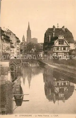 AK / Ansichtskarte Strasbourg_Alsace La Petite France Strasbourg Alsace