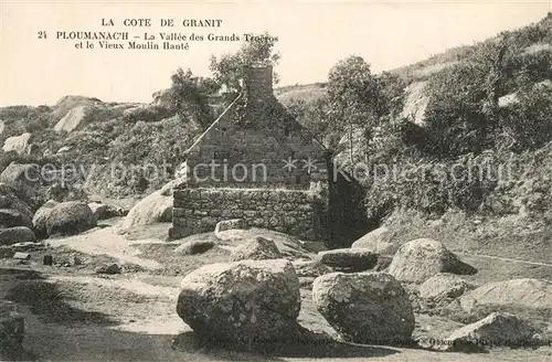 AK / Ansichtskarte Ploumanac_h Vallee des Grands Troeros vieux Moulin Hante Ploumanac h