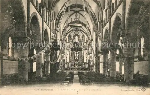 AK / Ansichtskarte Saint Cast le Guildo Interieur de l eglise Saint Cast le Guildo