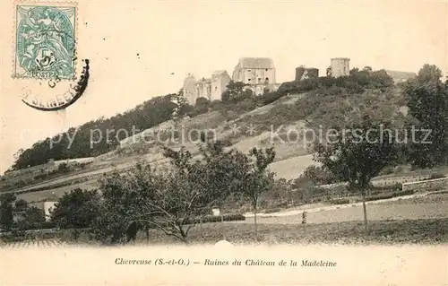 AK / Ansichtskarte Chevreuse Ruines du Chateau de la Madeleine Chevreuse