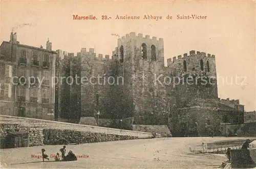 AK / Ansichtskarte Marseille_Bouches du Rhone Ancienne Abbaye de Saint Victor Marseille