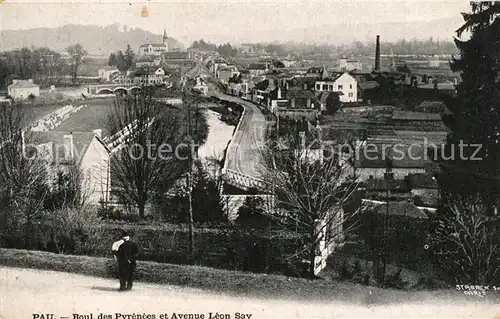 AK / Ansichtskarte Pau Boulevard des Pyrenees Avenue Leon Say Pau