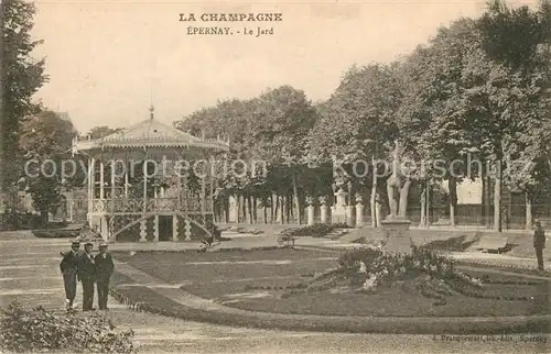AK / Ansichtskarte Epernay_Marne Le Jard Pavillon Monument Epernay Marne