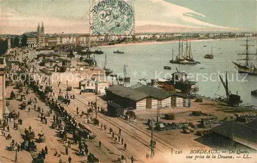 AK / Ansichtskarte Bordeaux Quais  Bordeaux