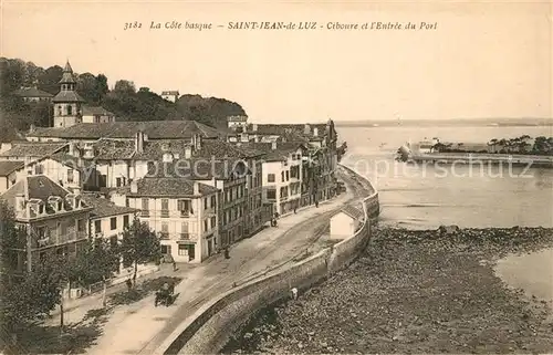 AK / Ansichtskarte Saint Jean de Luz Ciboure Entree du Port  Saint Jean de Luz