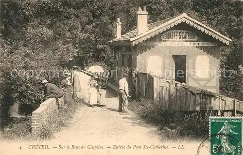 AK / Ansichtskarte Creteil Bras du Chapitre Pont Ste Catherine Creteil