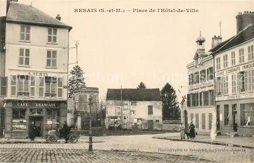 AK / Ansichtskarte Rebais Place de l Hotel de Ville Rebais