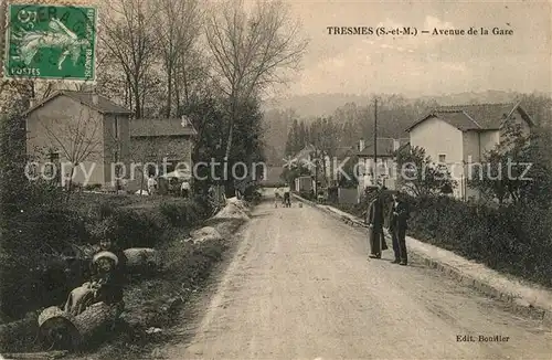 AK / Ansichtskarte Pommeuse Tresmes Avenue de la Gare Pommeuse