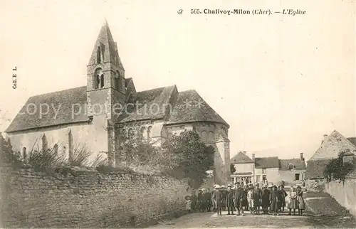 AK / Ansichtskarte Chalivoy Milon Eglise Chalivoy Milon