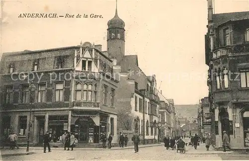 AK / Ansichtskarte Andernach Rue de la Gare Andernach