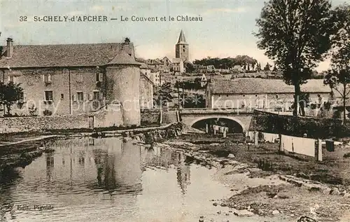 AK / Ansichtskarte Saint Chely d_Apcher Le Couvent le Chateau Saint Chely d Apcher