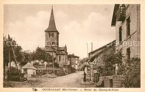 AK / Ansichtskarte Dournazac Route du Champ de Foire Dournazac