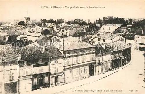 AK / Ansichtskarte Revigny aux Vaches Panorama Avant le bombardement 