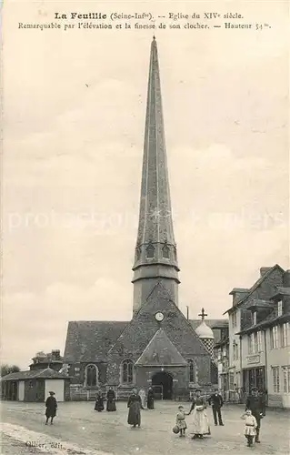 AK / Ansichtskarte La_Feuillee Eglise  La_Feuillee