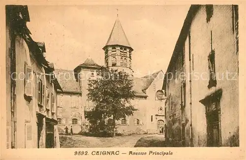 AK / Ansichtskarte Calmont_Aveyron Ceignac Avenue Principale Calmont Aveyron