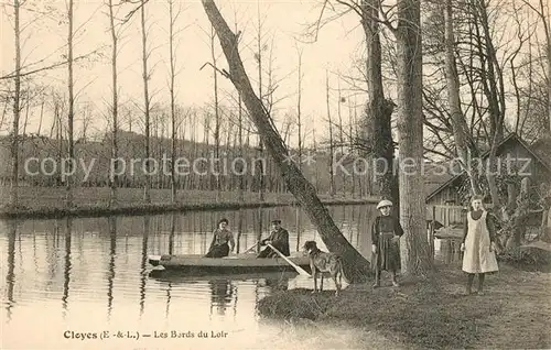 AK / Ansichtskarte Cloyes sur le Loir Loir Ruderboot Cloyes sur le Loir