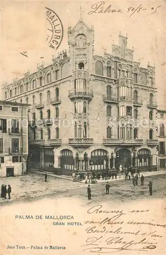 AK / Ansichtskarte Palma_de_Mallorca Gran Hotel Palma_de_Mallorca