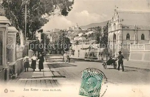 AK / Ansichtskarte San_Remo Corso Garibaldi San_Remo