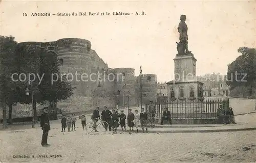 AK / Ansichtskarte Angers Denkmal Roi Rene Angers