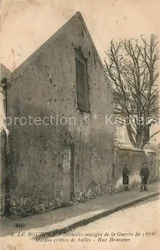 AK / Ansichtskarte Le_Bourget_Seine Saint Denis Kriegsschaeden 1871 Le_Bourget